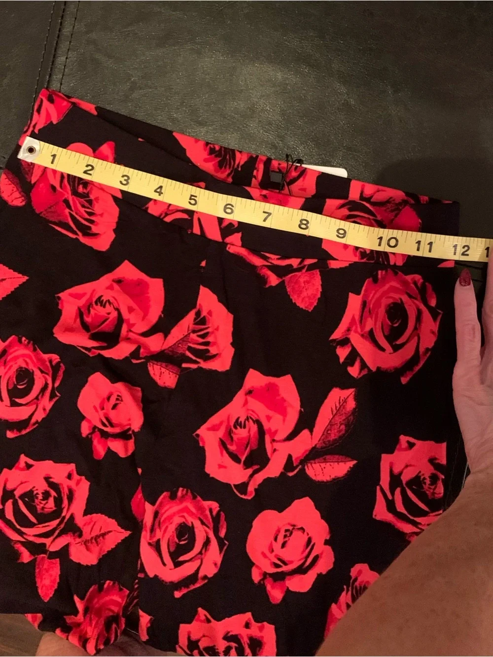 🌹DESIGUAL🌹NWT! ROSES STRETCHY ATHLETIC LEGGINGS! - Picture 6 of 7